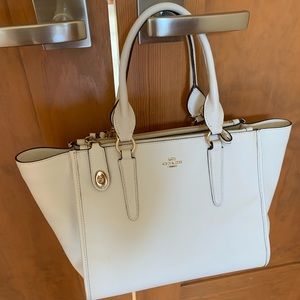 Women’s Coach Chalk/Gold (cream) Satchel Handbag